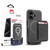 MyBat Pro Fuse Series Case Bundle + MagStash Wallet Folio for Apple iPhone 16 - Black