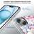 MyBat Pro Mood Series MagSafe Case (with Diamonds) for Apple iPhone 15 - Floral Gems
