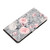 Samsung Galaxy A16 5G 3D Pattern Leather Phone Case - Gray Base Flower