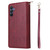Samsung Galaxy A16 5G 9-Card Slots Zipper Wallet Bag Leather Phone Case - Wine Red