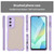 Samsung Galaxy A16 5G Armor Glaze PC Hybrid TPU Phone Case - Purple
