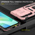 Samsung Galaxy A16 5G Armor PC Hybrid TPU Camera Shield Phone Case - Rose Gold