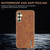 Samsung Galaxy A16 5G AZNS Electroplated Frame Crocodile Texture Full Coverage Phone Case - Blue