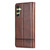 Samsung Galaxy A16 5G AZNS Magnetic Calf Texture Flip Leather Phone Case - Dark Brown