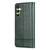 Samsung Galaxy A16 5G AZNS Magnetic Calf Texture Flip Leather Phone Case - Dark Green