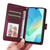 Samsung Galaxy A16 5G BETOPNICE BN-005 2 in 1 Detachable Imitate Genuine Leather Phone Case - Wine Red