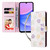 Samsung Galaxy A16 5G Bronzing Painting RFID Leather Phone Case - Bloosoming Flower