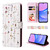 Samsung Galaxy A16 5G Bronzing Painting RFID Leather Phone Case - Flowers World