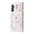 Samsung Galaxy A16 5G Bronzing Painting RFID Leather Phone Case - Flowers World