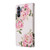 Samsung Galaxy A16 5G Bronzing Painting RFID Leather Phone Case - Rose Flower