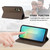 Samsung Galaxy A16 5G Business Solid Color Magnetic RFID Leather Phone Case - Brown