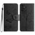 Samsung Galaxy A16 5G Butterfly Embossed Flip Leather Phone Case - Black