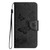 Samsung Galaxy A16 5G Butterfly Embossed Flip Leather Phone Case - Black