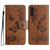 Samsung Galaxy A16 5G Butterfly Embossed Flip Leather Phone Case - Brown Samsung Galaxy A16 5G Butterfly Embossed Flip Leather Phone Case - Brown