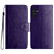 Samsung Galaxy A16 5G Butterfly Flower Pattern Flip Leather Phone Case - Dark Purple