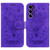 Samsung Galaxy A16 5G Butterfly Rose Embossed Leather Phone Case - Purple