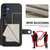Samsung Galaxy A16 5G Button Card Bag RFID Anti-theft Phone Case - Black