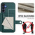 Samsung Galaxy A16 5G Button Card Bag RFID Anti-theft Phone Case - Green