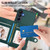 Samsung Galaxy A16 5G Button Card Bag RFID Anti-theft Phone Case - Green