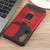 Samsung Galaxy A16 5G Camera Shield Card Slot PC Hybrid TPU Phone Case - Red