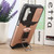 Samsung Galaxy A16 5G Camera Shield Card Slot PC Hybrid TPU Phone Case - Rose Gold