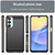 Samsung Galaxy A16 5G Carbon Fiber Brushed Texture TPU Phone Case - Black
