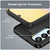 Samsung Galaxy A16 5G Carbon Fiber Brushed Texture TPU Phone Case - Black