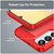 Samsung Galaxy A16 5G Carbon Fiber Brushed Texture TPU Phone Case - Red Samsung Galaxy A16 5G Carbon Fiber Brushed Texture TPU Phone Case - Red