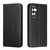 Samsung Galaxy A16 5G Carbon Fiber Texture Magnetic Flip Leather Phone Case - Black