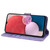 Samsung Galaxy A16 5G Cartoon Sakura Cat Embossed Leather Phone Case - Purple