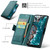 Samsung Galaxy A16 5G CaseMe 023 Butterfly Buckle Litchi Texture RFID Anti-theft Leather Phone Case - Green