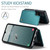 Samsung Galaxy A16 5G CaseMe C22 Card Slots Holder RFID Anti-theft Phone Case - Green