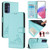 Samsung Galaxy A16 5G Cat Rat Embossed Pattern RFID Leather Phone Case with Lanyard - Mint Green Samsung Galaxy A16 5G Cat Rat Embossed Pattern RFID Leather Phone Case with Lanyard - Mint Green