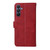 Samsung Galaxy A16 5G Classic Calf Texture Flip Leather Phone Case - Red