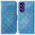 Samsung Galaxy A16 5G Colorful Magnetic Buckle Leather Phone Case - Blue