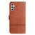 Samsung Galaxy A16 5G Cowhide Texture Stitching Leather Phone Case - Brown Samsung Galaxy A16 5G Cowhide Texture Stitching Leather Phone Case - Brown