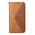 Samsung Galaxy A16 5G Cubic Grid Calf Texture Magnetic Leather Phone Case - Yellow