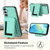 Samsung Galaxy A16 5G CX01 Detachable Magsafe Magnetic Card Bag Phone Case - Mint Green
