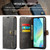 Samsung Galaxy A16 5G DG.MING Crazy Horse Texture Detachable Magnetic Leather Case - Grey Samsung Galaxy A16 5G DG.MING Crazy Horse Texture Detachable Magnetic Leather Case - Grey