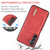 Samsung Galaxy A16 5G DG.MING M2 Series 3-Fold Multi Card Bag + Magnetic Phone Case - Red