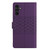 Samsung Galaxy A16 5G Diamond Embossed Skin Feel Leather Phone Case - Purple