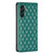 Samsung Galaxy A16 5G Diamond Lattice Magnetic Leather Flip Phone Case - Green