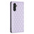 Samsung Galaxy A16 5G Diamond Lattice Magnetic Leather Flip Phone Case - Purple