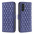 Samsung Galaxy A16 5G Diamond Lattice Wallet Flip Leather Phone Case - Blue
