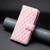 Samsung Galaxy A16 5G Diamond Lattice Wallet Flip Leather Phone Case - Pink