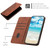 Samsung Galaxy A16 5G Diamond Splicing Skin Feel Magnetic Leather Phone Case - Brown