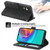 Samsung Galaxy A16 5G Dierfeng Dream Line TPU + PU Leather Phone Case - Black