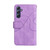Samsung Galaxy A16 5G Dual-color 9 Card Slots Zipper Wallet Leather Phone Case - Purple