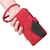 Samsung Galaxy A16 5G Dual-color 9 Card Slots Zipper Wallet Leather Phone Case - Red