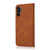 Samsung Galaxy A16 5G Dual-color Stitching Leather Phone Case - Brown Red